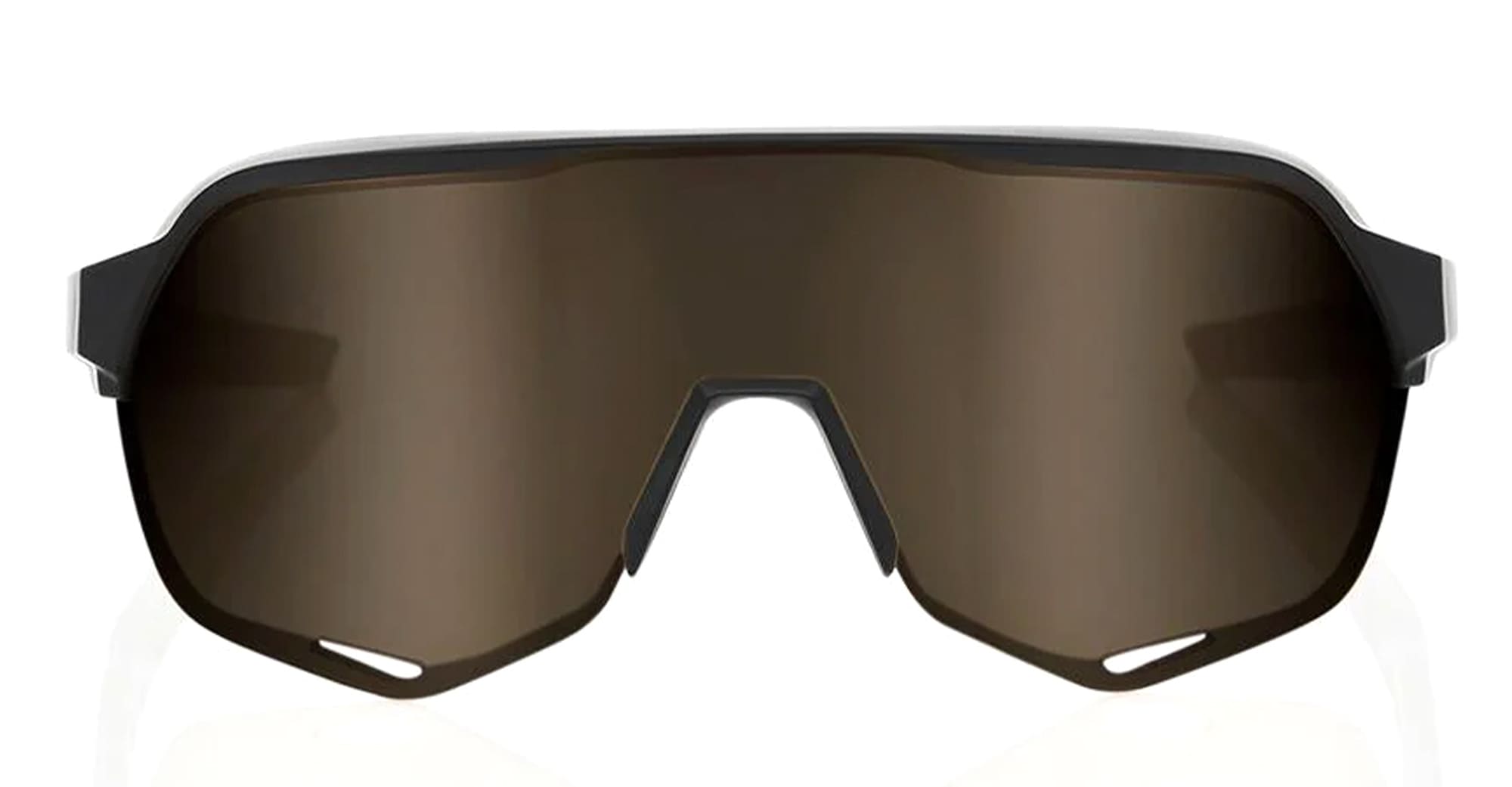 S2 - matte black / soft gold mirror lens