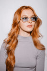 Ottica Mondello Roma - Peter and May - S116CBB - S116 SELF EXOTIC - CRYSTAL - Acetate - shape Rectangular - crystal clear - EYEWEAR - SUNGLASSES - Donna,Women - lens light blue - Made In China