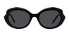 Ottica Mondello Roma - Loewe - LW40147I5401A - LW40147I - SHINY BLACK - Acetate - shape Oval - Black - EYEWEAR - SUNGLASSES - Donna,Women - lens Grey - Made In Italy