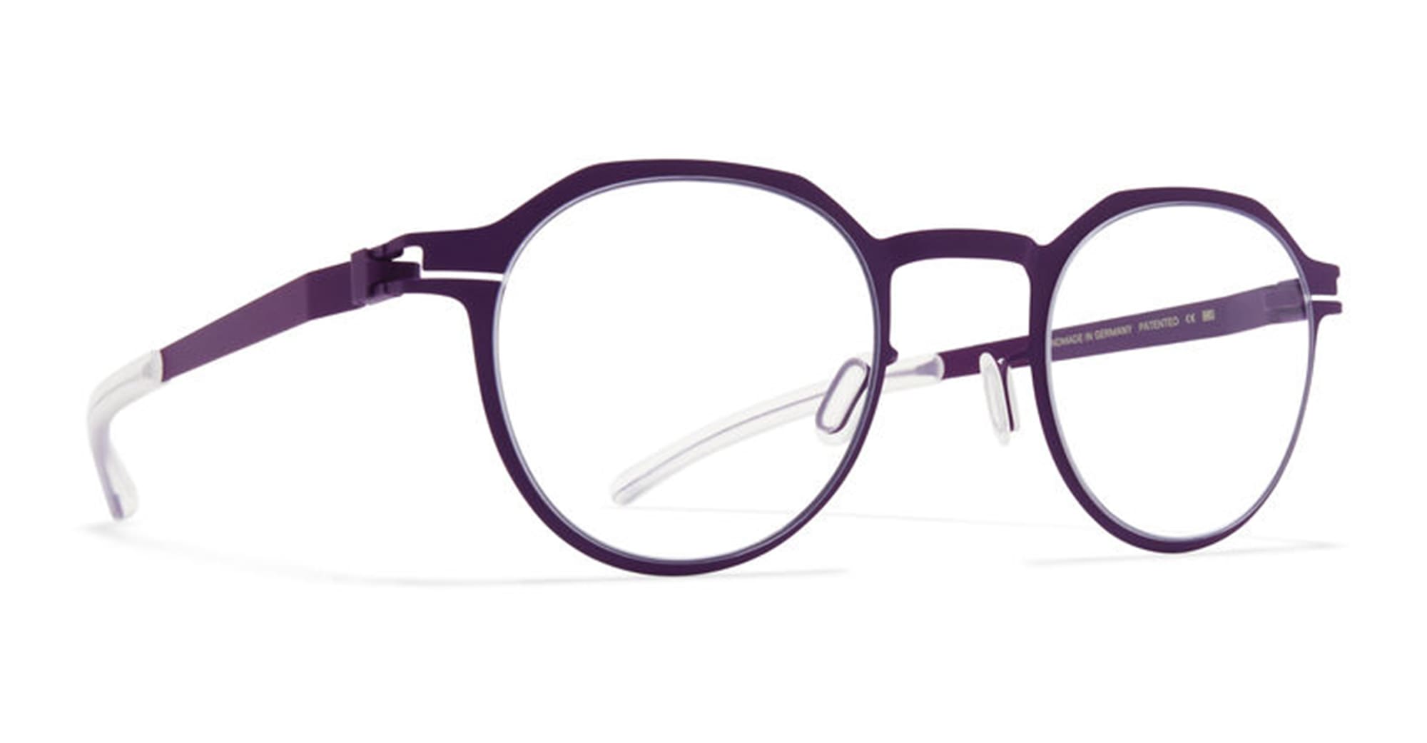 Ottica Mondello Roma - Mykita - 10087062 - ARMSTRONG - DEEP PURPLE RX - stainless steel - shape Pantos - purple - EYEWEAR - EYEGLASSES - Donna,Women - lens Clear - Made In Germany