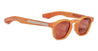 Ottica Mondello Roma - Jacques Marie Mage - JMMZP-6R - ZEPHIRIN - STINGRAY  - Acetate - shape Squared - orange - EYEWEAR - SUNGLASSES - Donna,Women - lens orange - Made In Japan