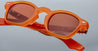 Ottica Mondello Roma - Jacques Marie Mage - JMMZP-6R - ZEPHIRIN - STINGRAY  - Acetate - shape Squared - orange - EYEWEAR - SUNGLASSES - Donna,Women - lens orange - Made In Japan