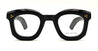 Ottica Mondello Roma - Max Pittion - MXPL-002A - POLITICIAN 44 X 28 - PIANO BLACK RX - Acetate - shape Squared - Black - EYEWEAR - EYEGLASSES - Unisex,Uomo,Donna,Women,Men - lens Clear - Made In Japan