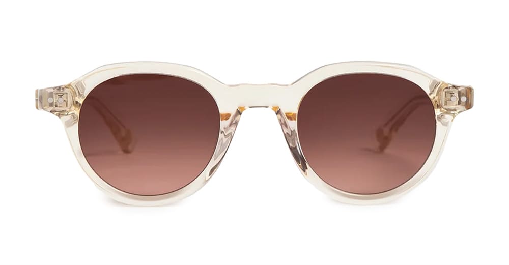 Ottica Mondello Roma - Peter and May - S96CHM - S96 LANDO - CHAMPAGNE - Acetate - shape Round - Champagne - EYEWEAR - SUNGLASSES - Donna,Women - lens Gradient brown - Made In China