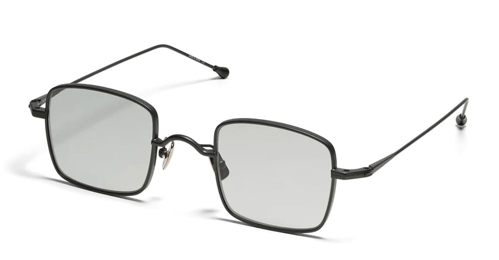 Ottica Mondello Roma - Peter and May - TT13MBG - TT13 PETIT ANIMAL - MAT BLACK - Metal - shape Squared - Matte black - EYEWEAR - SUNGLASSES - Uomo,Men - lens Grey - Made In Japan