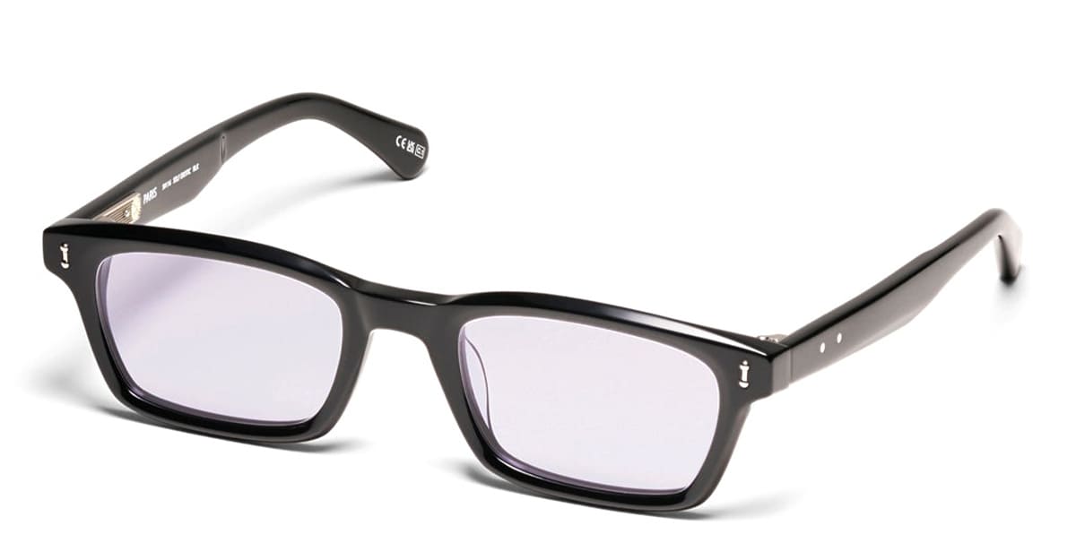 Ottica Mondello Roma - Peter and May - S116BP - S116 SELF EXOTIC - BLACK  - Acetate - shape Rectangular - Black - EYEWEAR - SUNGLASSES - Uomo,Men - lens purple - Made In France