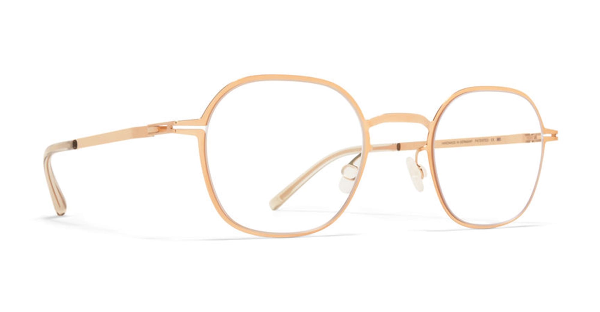 Ottica Mondello Roma - Mykita - 10081270 - JES - CHAMPAGNE GOLD RX  - stainless steel - shape Round - Gold - EYEWEAR - EYEGLASSES - Uomo,Men - lens Clear - Made In Germany