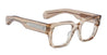 Ottica Mondello Roma - Jacques Marie Mage - JMMEZRX-76 - ENZO - SAND RX - Acetate - shape Squared - transparent beige - EYEWEAR - EYEGLASSES - Uomo,Men - lens Clear - Made In Japan