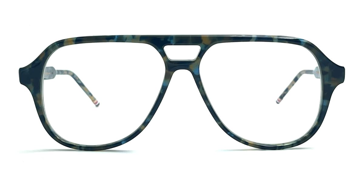 Ottica Mondello Roma - Thom Browne - UEO927A-G0002-416-59 - AVIATOR - RWB TORTOISE RX - Acetate - shape  - Tortoise - EYEWEAR - EYEGLASSES - Uomo,Men - lens  - Made In Japan