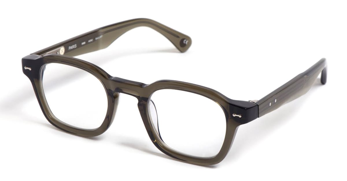 Ottica Mondello Roma - Peter and May - S98S - S98 HERO - SAGUARO RX - Acetate - shape Squared - green - EYEWEAR - EYEGLASSES - Uomo,Men - lens Clear - Made In France