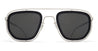 Ottica Mondello Roma - Mykita - 10086151 - FERLO - MH22 PITCH BLACK / SHINY SILVER - stainless steel - shape Squared - Silver - EYEWEAR - SUNGLASSES - Uomo,Men - lens dark grey - Made In Germany