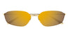 Ottica Mondello Roma - Balenciaga - BB0412S-004 - BB0412S-004 - GOLD - Metal - shape Oval - Gold - EYEWEAR - SUNGLASSES - Donna,Women - lens Gold - Made In Italy
