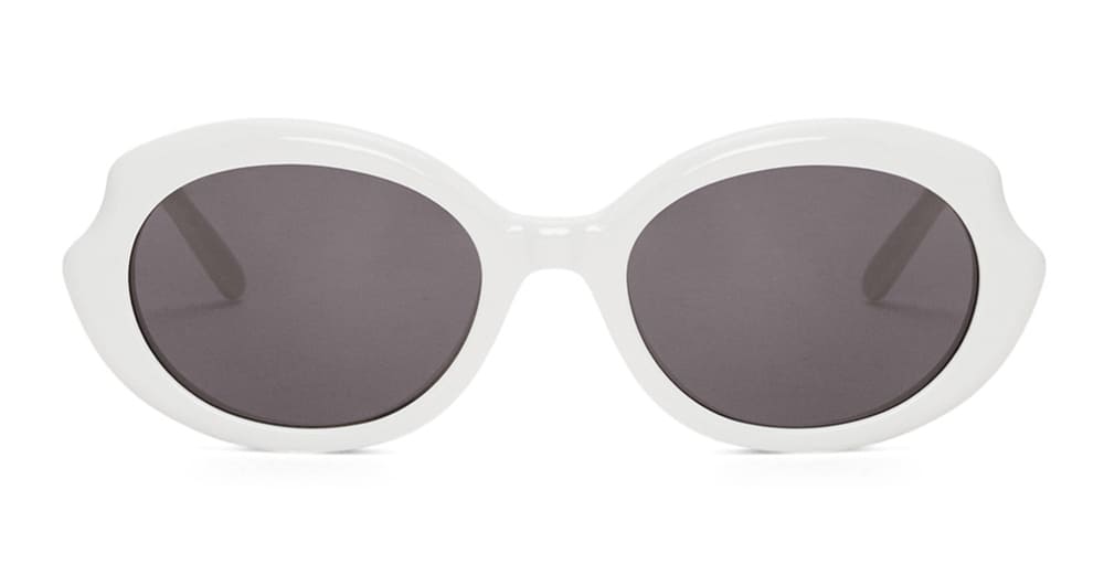 Ottica Mondello Roma - Loewe - LW40147I5425A - LW40147I - IVORY - Acetate - shape Oval - ivory - EYEWEAR - SUNGLASSES - Donna,Women - lens Grey - Made In Italy