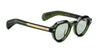 Ottica Mondello Roma - Jacques Marie Mage - J-ESN-KM-T3020-OS - KELLERMAN - ROVER - Acetate - shape Round - green - EYEWEAR - SUNGLASSES - Uomo,Men - lens light bottle green - Made In Japan