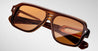 Ottica Mondello Roma - Jacques Marie Mage - JMMGG-1D - FUGUE - HICKORY - Acetate, titanium - shape Navigator - brown - EYEWEAR - SUNGLASSES - Uomo,Men - lens amber - Made In Japan