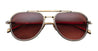 Ottica Mondello Roma - Jacques Marie Mage - JMMMD-16H - COMMANDER - ROMA - Titanium - shape Aviator - Gold - EYEWEAR - SUNGLASSES - Uomo,Men - lens red - Made In Japan