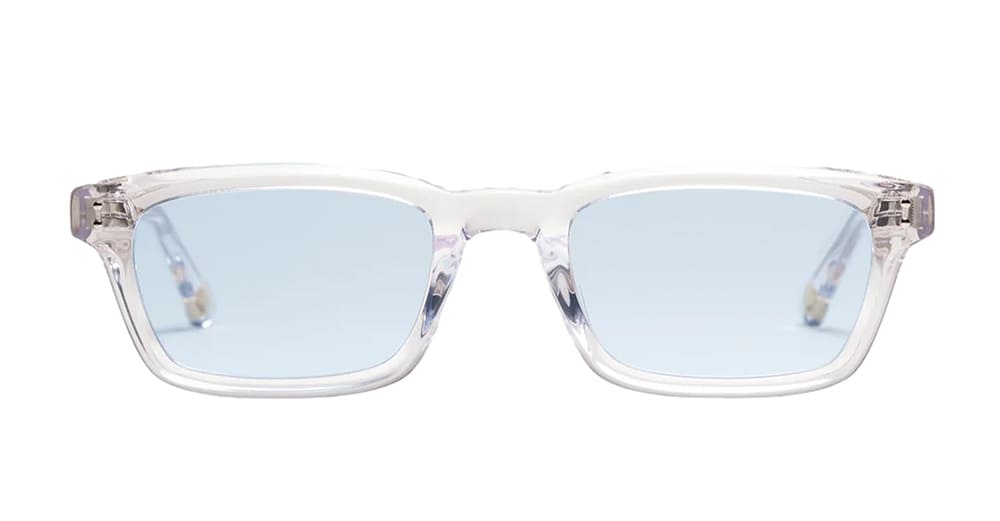 Ottica Mondello Roma - Peter and May - S116CBB - S116 SELF EXOTIC - CRYSTAL - Acetate - shape Rectangular - crystal clear - EYEWEAR - SUNGLASSES - Donna,Women - lens light blue - Made In China