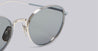 Ottica Mondello Roma - Thom Browne - UES119A-G0001-045-52 - ROUND - SILVER - Titanium - shape Round - Silver - EYEWEAR - SUNGLASSES - Uomo,Men - lens light grey - Made In Japan