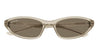 Ottica Mondello Roma - Balenciaga - BB0402S-004 - BB0402S-004 - BEIGE - Recycled acetate - shape Oval - beige - EYEWEAR - SUNGLASSES - Donna,Women - lens Brown - Made In Italy