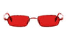 Ottica Mondello Roma - Kuboraum - KRSZ18RED00000RD - MASK Z18 - METALLIC RED - Metal - shape Rectangular - red - EYEWEAR - SUNGLASSES - Uomo,Men - lens red - Made In Italy