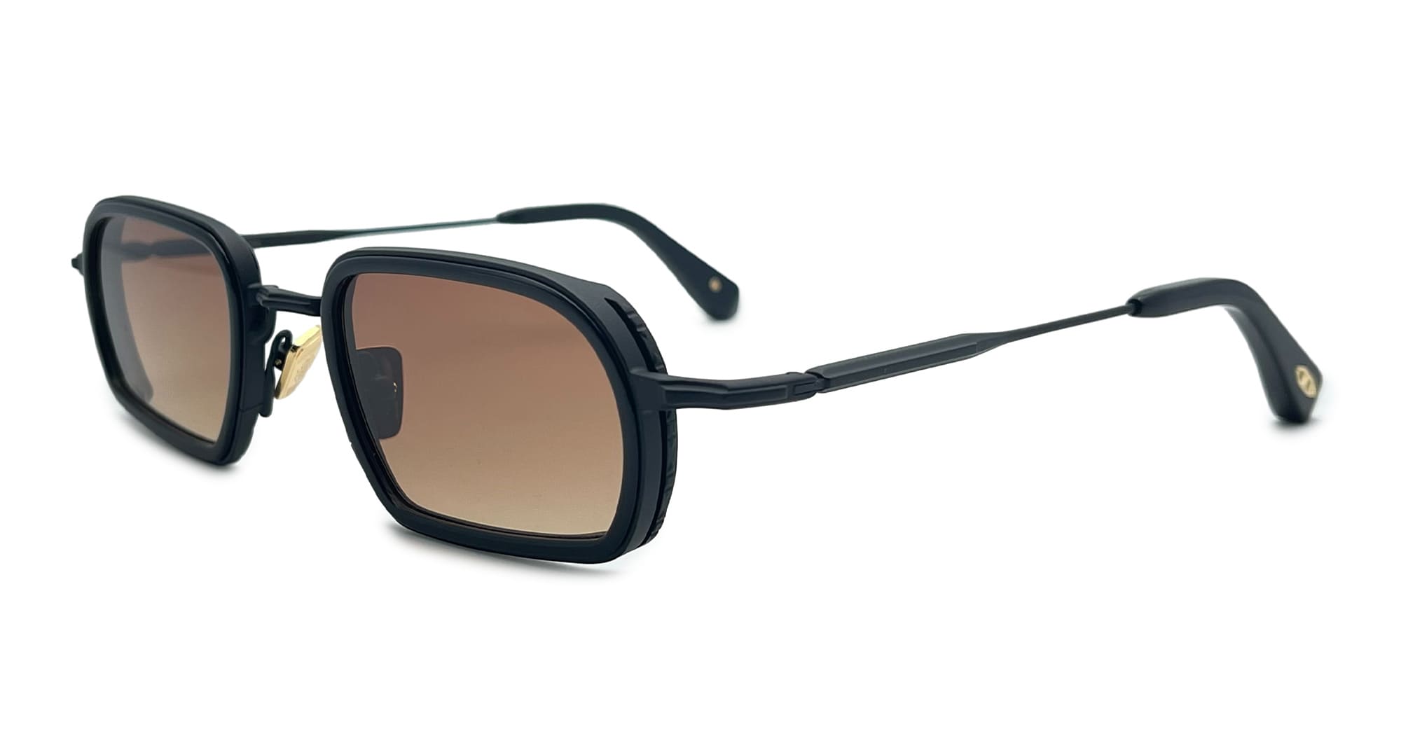 Ottica Mondello Roma - John Dalia - MARTIN-C307 - MARTIN - C307 - SHINY BLACK - Metal - shape  - shiny black - EYEWEAR - SUNGLASSES - Uomo,Men - lens  - Made In France