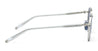 Ottica Mondello Roma - Akoni - AKS-522C-50 - THEMIS - BRUSHED SILVER / CRYSTAL CLEAR - Acetate, titanium - shape Pantos - Silver - EYEWEAR - SUNGLASSES - Uomo,Men - lens Blue - Made In Japan