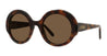 Ottica Mondello Roma - Loewe - LW40135I5252E - LW40135I  - DARK HAVANA - Acetate - shape Round - Dark Havana - EYEWEAR - SUNGLASSES - Donna,Women - lens Grey - Made In Italy