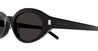 Ottica Mondello Roma - Saint Laurent - 30013809001 - SL 567-001 - BLACK - Recycled acetate - shape Oval - Black - EYEWEAR - SUNGLASSES - Donna,Women - lens Black - Made In Italy