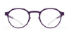 Ottica Mondello Roma - Mykita - 10087062 - ARMSTRONG - DEEP PURPLE RX - stainless steel - shape Pantos - purple - EYEWEAR - EYEGLASSES - Donna,Women - lens Clear - Made In Germany