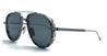 Ottica Mondello Roma - Thom Browne - UES929A-G0003-035-56 - AVIATOR - GREY TORTOISE - Acetate, titanium - shape Aviator - grey - EYEWEAR - SUNGLASSES - Uomo,Men - lens Grey - Made In Japan