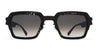 Ottica Mondello Roma - Mykita - 10084844 - LENNON - A50 BLACK / BLACK HAVANA - stainless steel - shape Squared - Black - EYEWEAR - SUNGLASSES - Donna,Women - lens Gradient black - Made In Germany