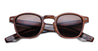 Ottica Mondello Roma - Jacques Marie Mage - JMMZP-28 - ZEPHIRIN - BURLWOOD - Acetate - shape Squared - brown - EYEWEAR - SUNGLASSES - Uomo,Men - lens Brown - Made In Japan