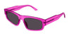 Ottica Mondello Roma - Balenciaga - BB0305S-005 - BB0305S-005 - FUCHSIA - nylon - shape Rectangular - fuchsia - EYEWEAR - SUNGLASSES - Donna,Women - lens Grey - Made In Italy