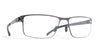 Ottica Mondello Roma - Mykita - 10012918 - MARTIN - GRAPHITE RX  - stainless steel - shape Rectangular - grey - EYEWEAR - EYEGLASSES - Uomo,Men - lens Clear - Made In Germany