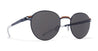 Ottica Mondello Roma - Mykita - 10016708 - CARLO - INDIGO / ORANGE - stainless steel - shape Round - blue - EYEWEAR - SUNGLASSES - Uomo,Men - lens dark grey - Made In Germany