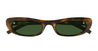 Ottica Mondello Roma - Saint Laurent - 30013776002 - SL 557 SHADE-002 - HAVANA - Recycled acetate - shape Oval - Havana - EYEWEAR - SUNGLASSES - Donna,Women - lens Green - Made In Italy