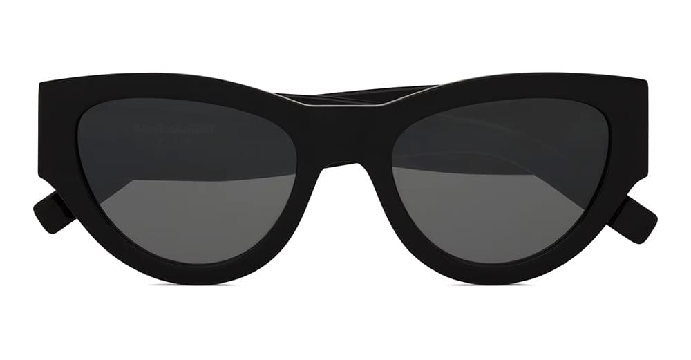 Ottica Mondello Roma - Saint Laurent - 30011895001 - SL M94-001 - BLACK - Recycled acetate - shape Cat-eye - Black - EYEWEAR - SUNGLASSES - Donna,Women - lens Grey - Made In Italy