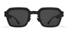 Ottica Mondello Roma - Mykita - 10085034 - MOTT - BLACK - stainless steel - shape Squared - Black - EYEWEAR - SUNGLASSES - Donna,Women - lens Grey - Made In Germany