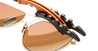 Ottica Mondello Roma - INNERRAUM - IRSO20GD000000DM - EYEWEAR OBJECT 020 - GOLD MATT / ORANGE / BLACK - acetate, aluminium - shape Aviator - gold, black - EYEWEAR - SUNGLASSES - Uomo,Men - lens orange - Made In Italy