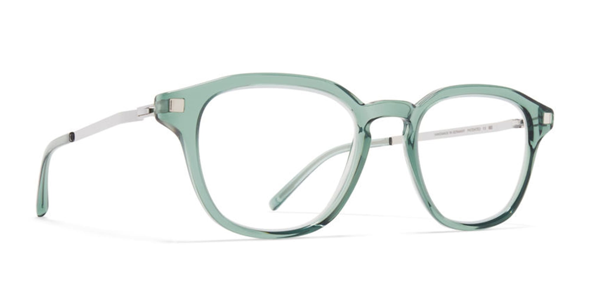 Ottica Mondello Roma - Mykita - 10086993 - YURA - C191 CYPRESS GREEN / SILVER RX - Acetate - shape Pantos - green - EYEWEAR - EYEGLASSES - Donna,Women - lens Clear - Made In Germany