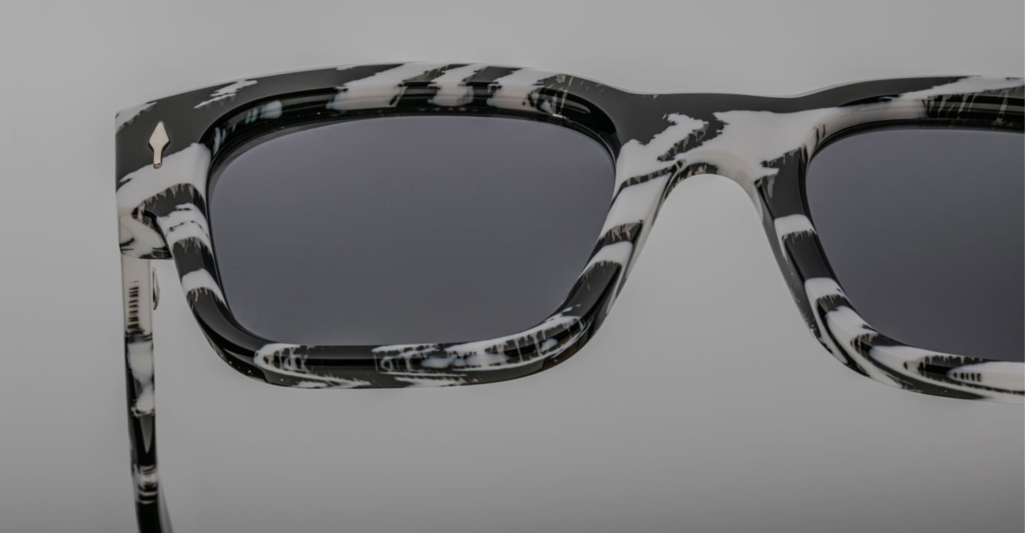 Marble Gray White Charleston Sunglasses