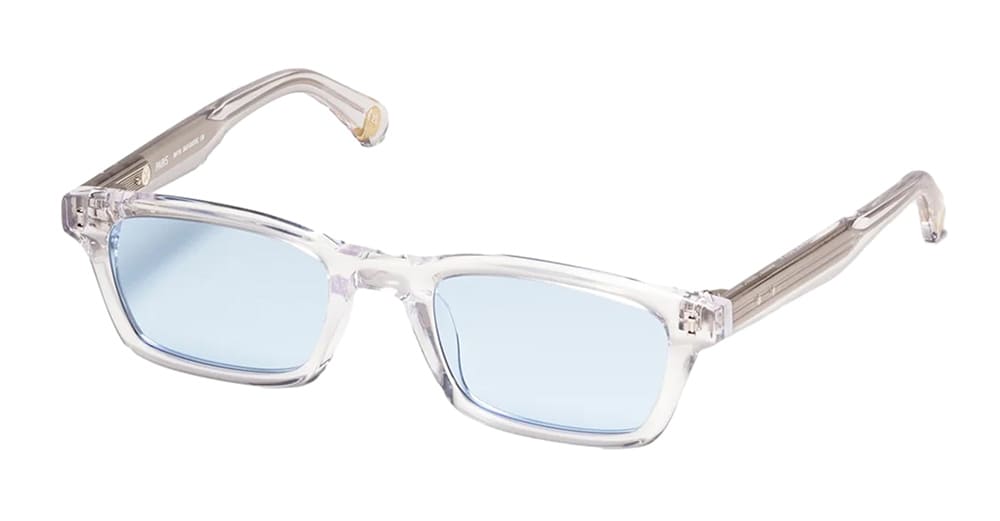 Ottica Mondello Roma - Peter and May - S116CBB - S116 SELF EXOTIC - CRYSTAL - Acetate - shape Rectangular - crystal clear - EYEWEAR - SUNGLASSES - Donna,Women - lens light blue - Made In China