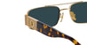 Ottica Mondello Roma - LINDA FARROW - LFL1470C2SUN - JOEY - LIGHT GOLD / DARK T-SHELL - Acetate, titanium - shape Rectangular - gold, tortoise - EYEWEAR - SUNGLASSES - Donna,Women - lens Green - MadeIn Japan