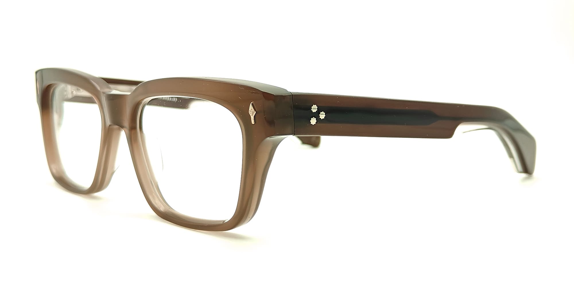 Ottica Mondello Roma - Jacques Marie Mage - JMMMLRX-11V - MOLINO - COLOSSEUM RX - Acetate - shape Rectangular - brown - EYEWEAR - EYEGLASSES - Uomo,Men - lens Clear - Made In Japan