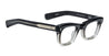 Ottica Mondello Roma - Jacques Marie Mage - JMMODRX-3R - GODARD - BLACK FADE RX - Acetate - shape Squared - black fade - EYEWEAR - EYEGLASSES - Uomo,Men - lens Clear - Made In Japan