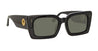 Ottica Mondello Roma - LINDA FARROW - LFL1297C1SUN - NIEVE - BLACK / YELLOW GOLD - Acetate - shape Squared - Black - EYEWEAR - SUNGLASSES - Donna,Women - lens Grey - MadeIn Japan