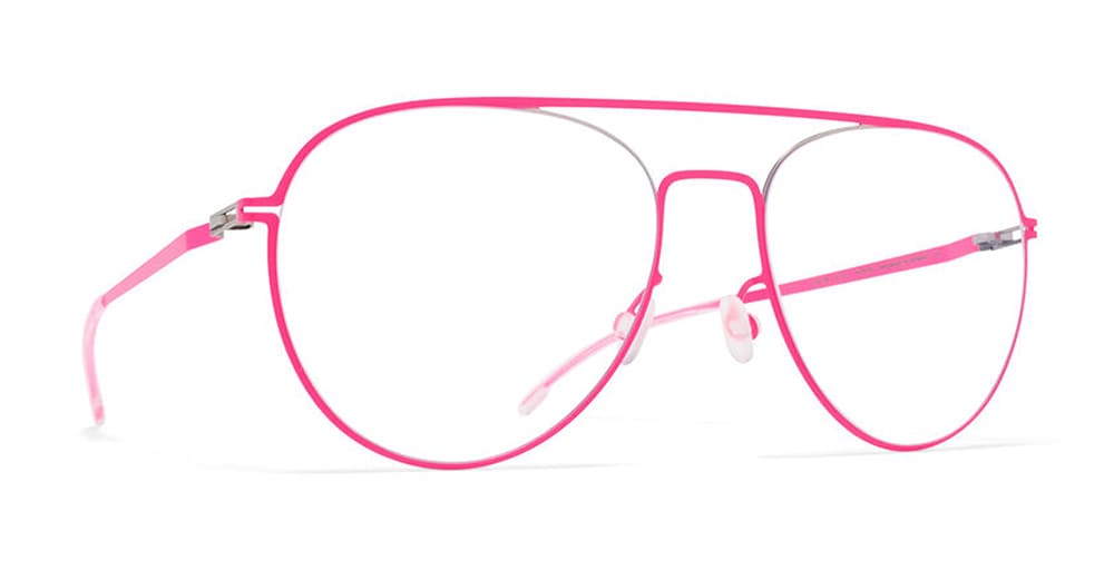 Ottica Mondello Roma - Mykita - 10015563 - EERO - SILVER / NEON PINK - stainless steel - shape  - pink - EYEWEAR - EYEGLASSES - Donna,Women - lens  - Made In Germany