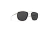 Ottica Mondello Roma - Mykita - 10086151 - FERLO - MH22 PITCH BLACK / SHINY SILVER - stainless steel - shape Squared - Silver - EYEWEAR - SUNGLASSES - Uomo,Men - lens dark grey - Made In Germany