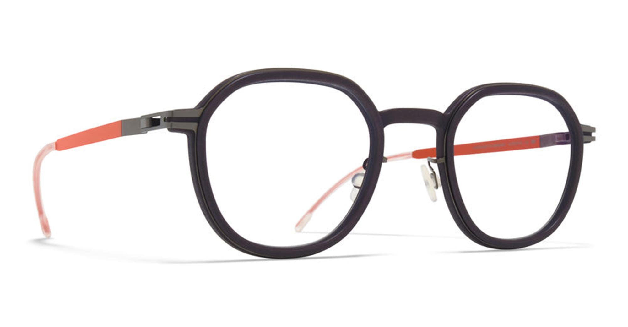 Ottica Mondello Roma - Mykita - 10080170 - BIRCH MHL1 - SLATEGREY / TANGERINE RX  - nylon - shape Pantos - grey - EYEWEAR - EYEGLASSES - Uomo,Men - lens Clear - Made In Germany