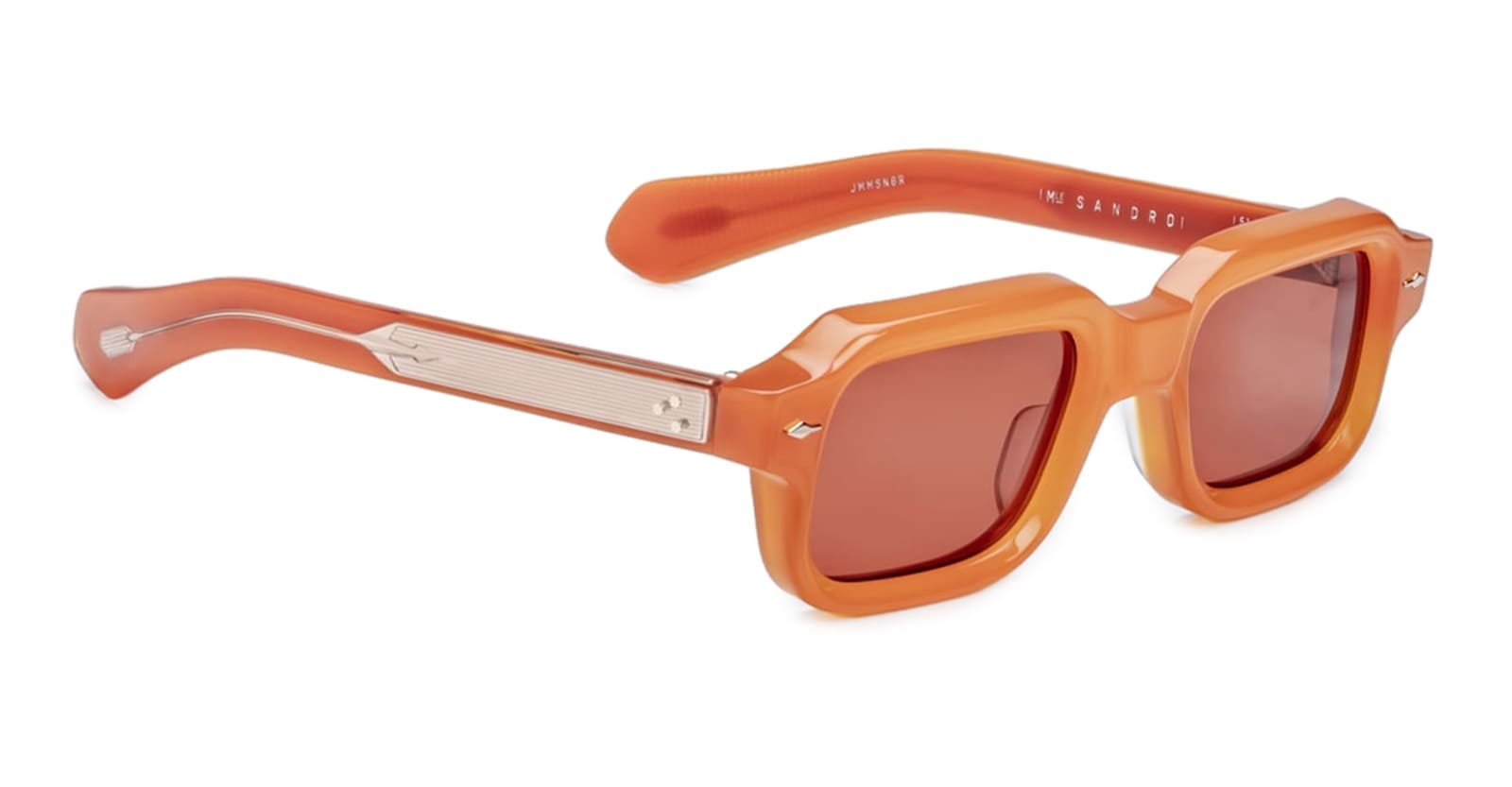 Ottica Mondello Roma - Jacques Marie Mage - JMMSN-6R - SANDRO - STINGRAY  - Acetate - shape Rectangular - orange - EYEWEAR - SUNGLASSES - Donna,Women - lens orange - Made In Japan